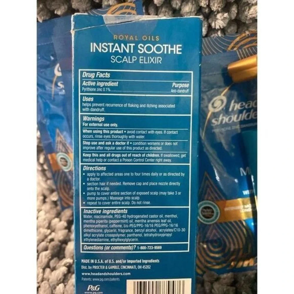 2 Head & Shoulder‎ Instant Soothe Scalp Exlir and 2 Deep Moisture Masque